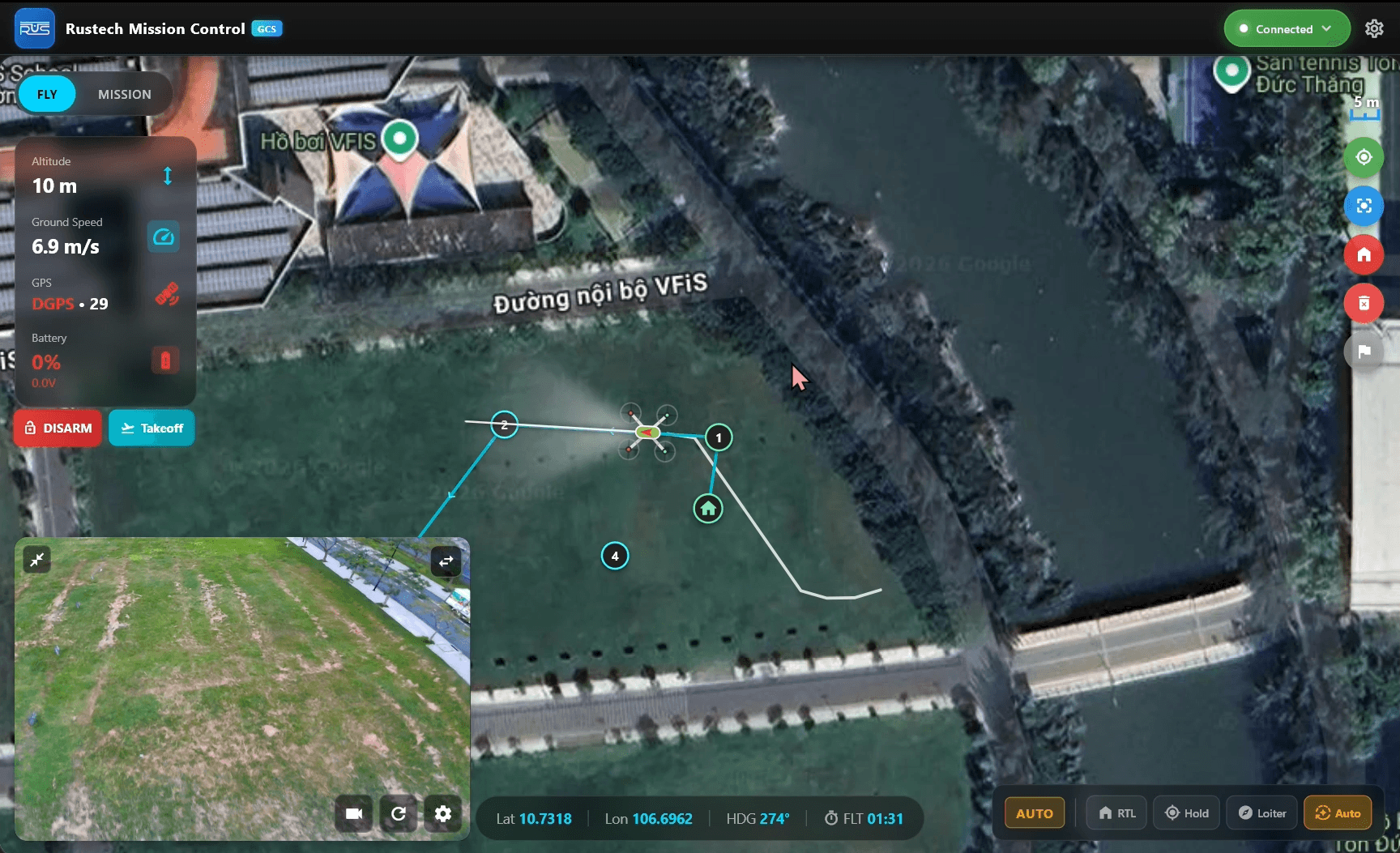 Real-Time Telemetry & Flight Display
